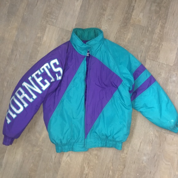 throwback charlotte hornets jacket